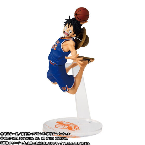 [In stock] BANDAI ONE PIECE × NBA MASTER STARS PIECE THE MONKEY.D.LUFFY - New York Knicks